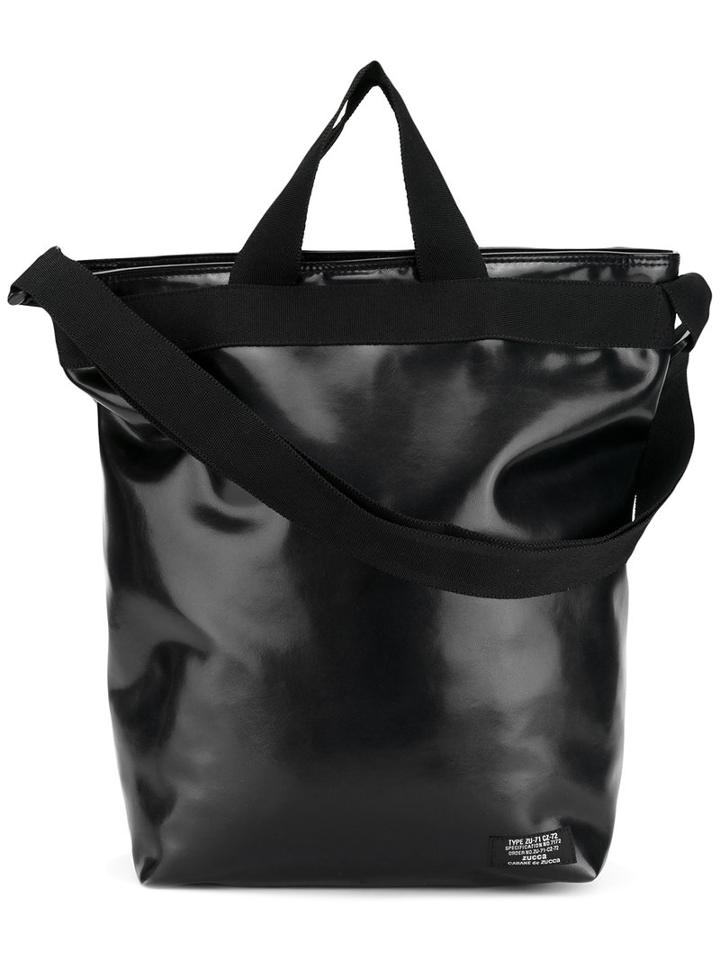 Zucca - High Shine Shoulder Bag - Women - Pvc - One Size, Black, Pvc