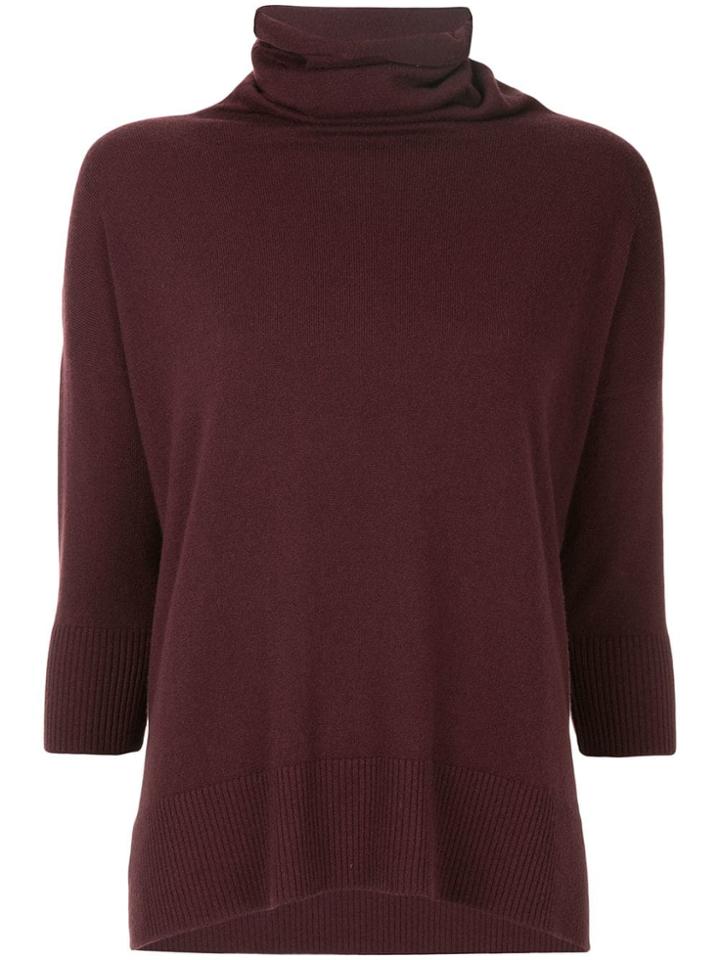 Cruciani Turtleneck Sweater - Red