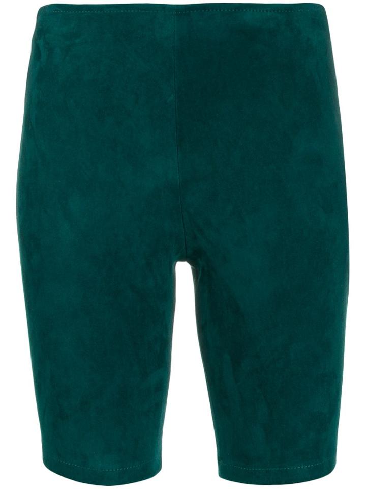 Manokhi Mid-rise Cycling Shorts - Green