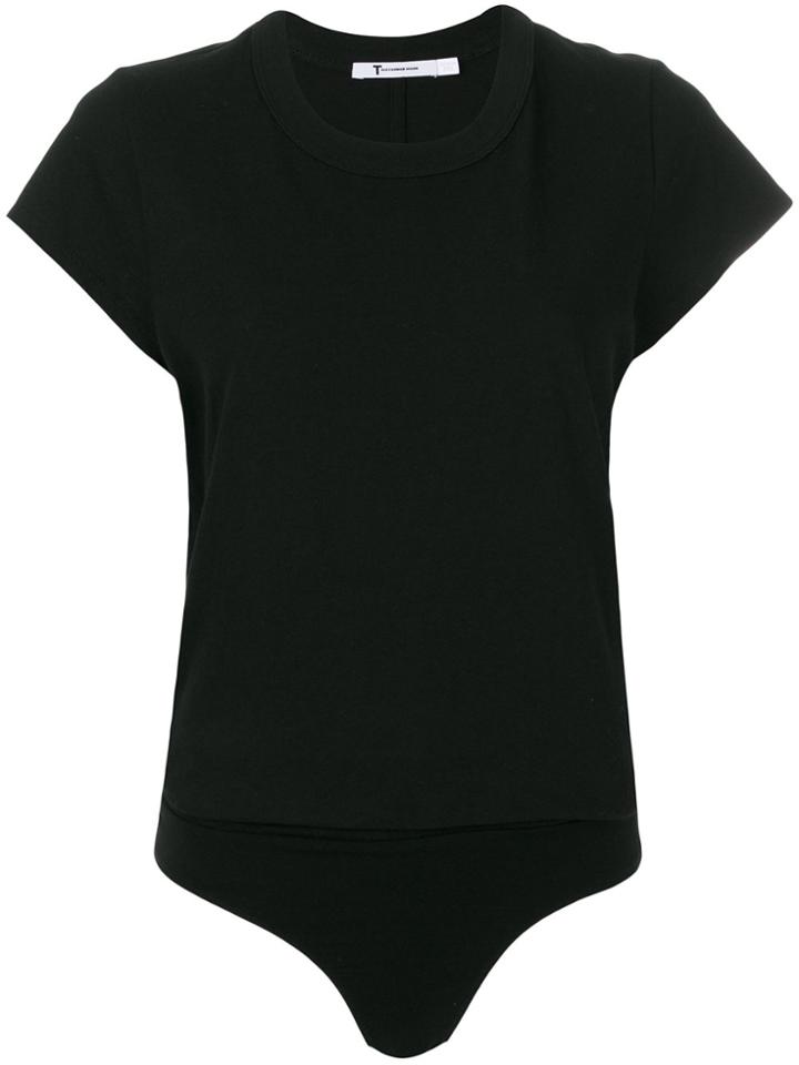 T By Alexander Wang T-shirt Bodysuit - Black