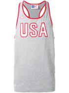 Kappa - La Banda Tank - Men - Cotton - L, Grey, Cotton