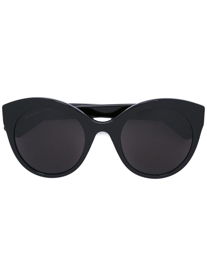 Gucci Eyewear - Cat Eye Sunglasses - Women - Acetate - 52, Women's, Black, Acetate