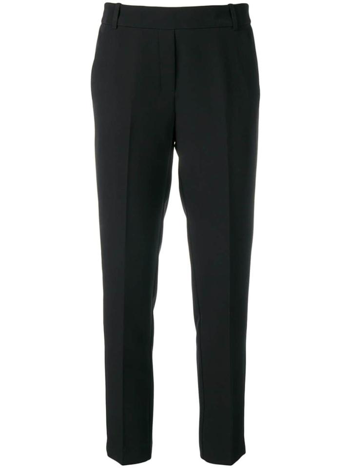 Kiltie Tailored Cropped Trousers - Black