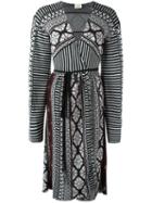 Circus Hotel - Kimono Dress - Women - Polyamide/polyester/acetate - 42, Black, Polyamide/polyester/acetate