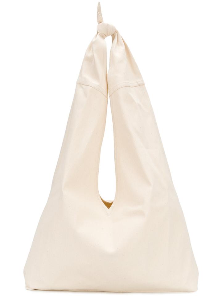 The Row Bindle Slouchy Tote - Nude & Neutrals