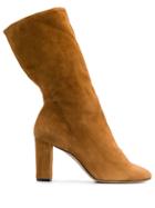 Marc Ellis Slouched Slip-on Boots - Brown