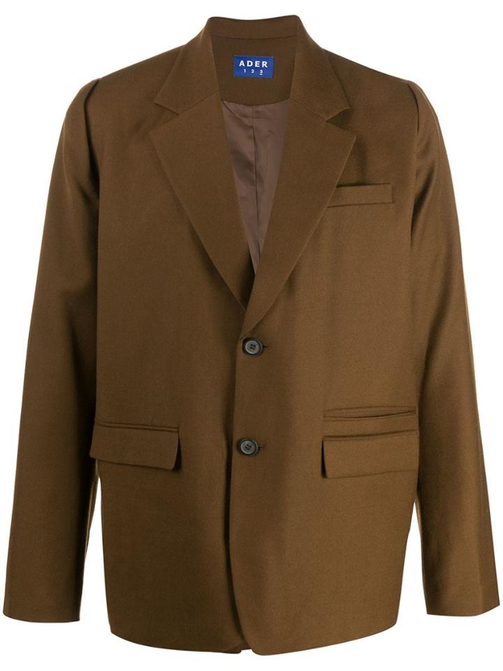 Ader Error Semi Oversized Fit Styled Sing - Brown