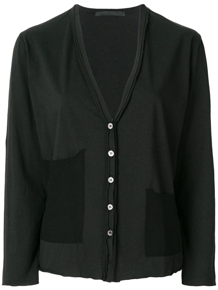 Elsa Esturgie Tiago Deep V Cardigan - Black