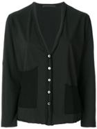 Elsa Esturgie Tiago Deep V Cardigan - Black
