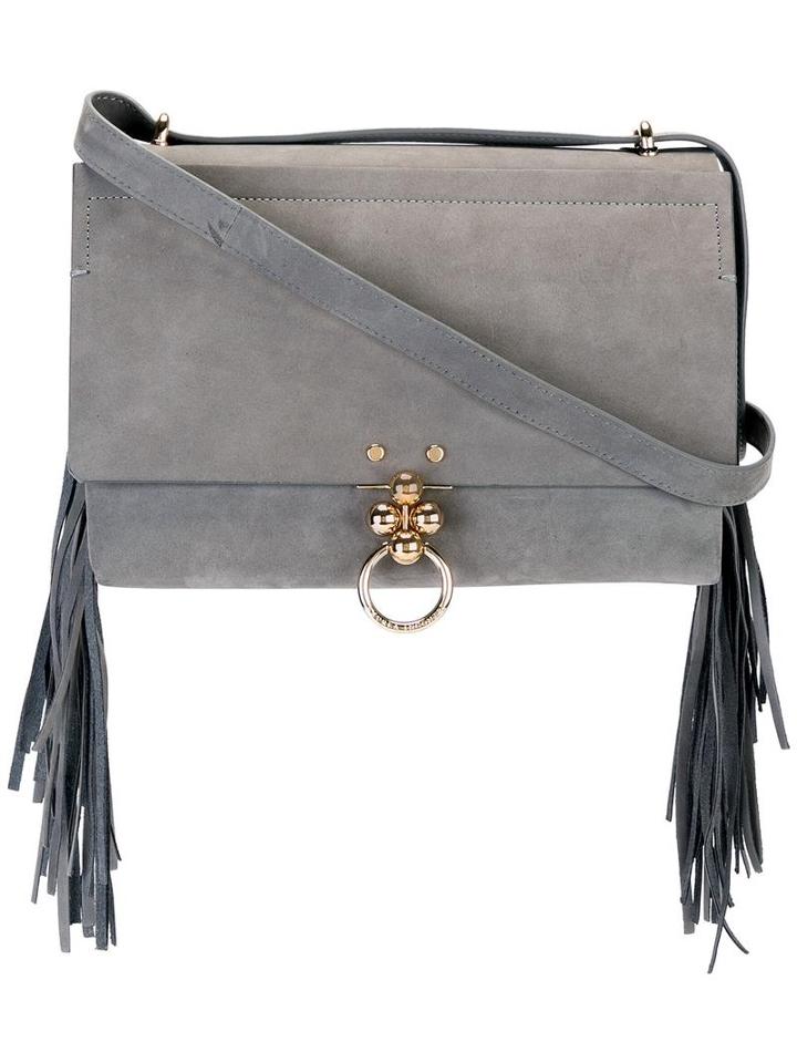 Andrea Incontri 'luck Fringe' Shoulder Bag, Women's, Grey