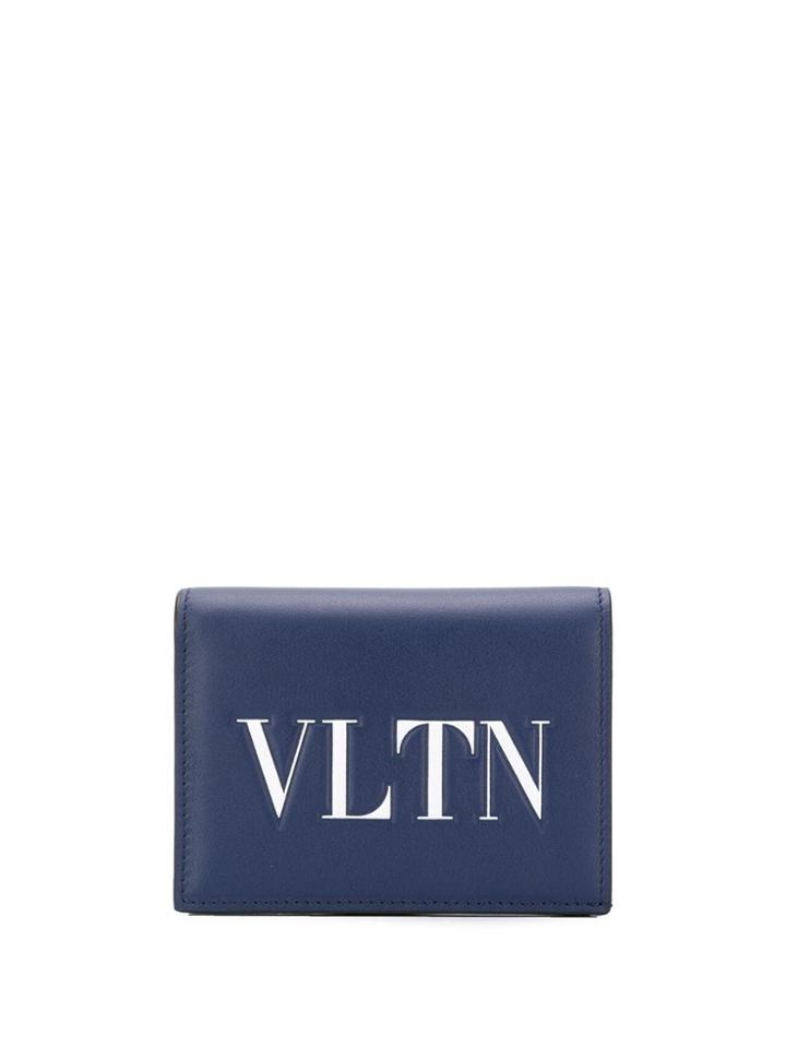 Valentino Valentino Garavani Logo Print Wallet - Blue