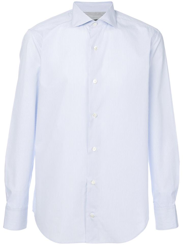 Eleventy Striped Shirt - Blue