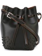 Tod's Small 'wave' Bucket Tote, Women's, Black