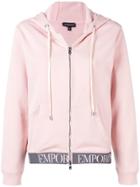 Emporio Armani Logo Hoodie - Pink