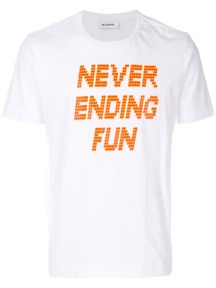 Tim Coppens Never Ending Fun T-shirt - White