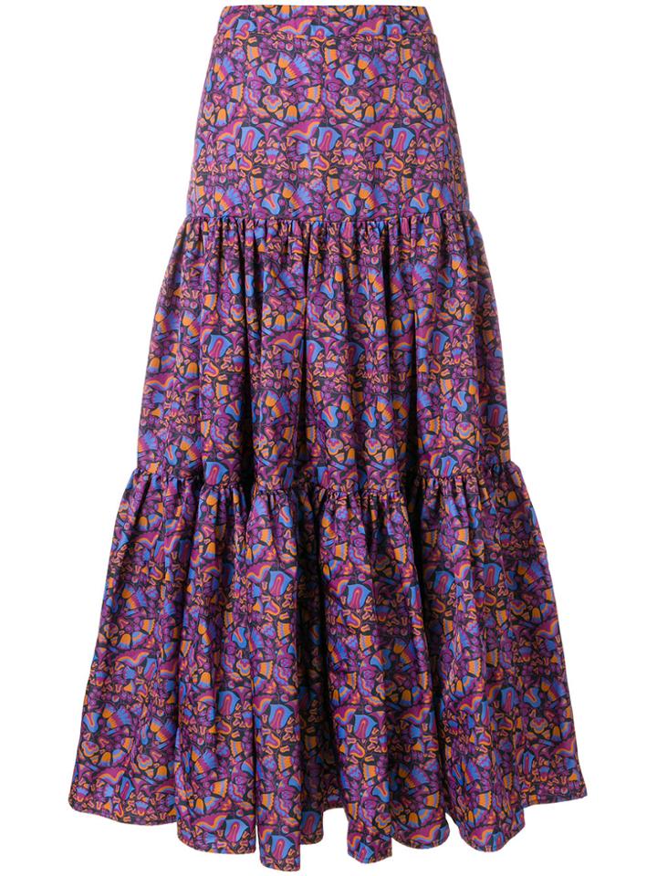 La Doublej Ball Skirt - Pink & Purple