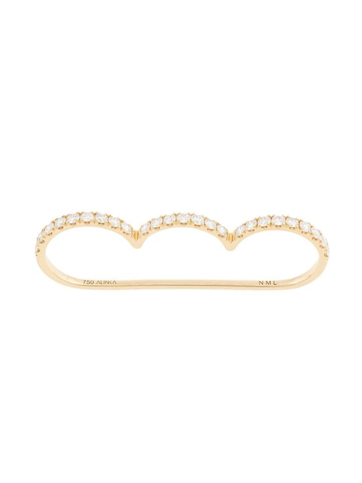 Alinka 18kt Yellow Gold Cloud Diamond Ring