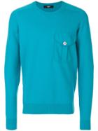 Versus Chest Pocket Jumper - Blue