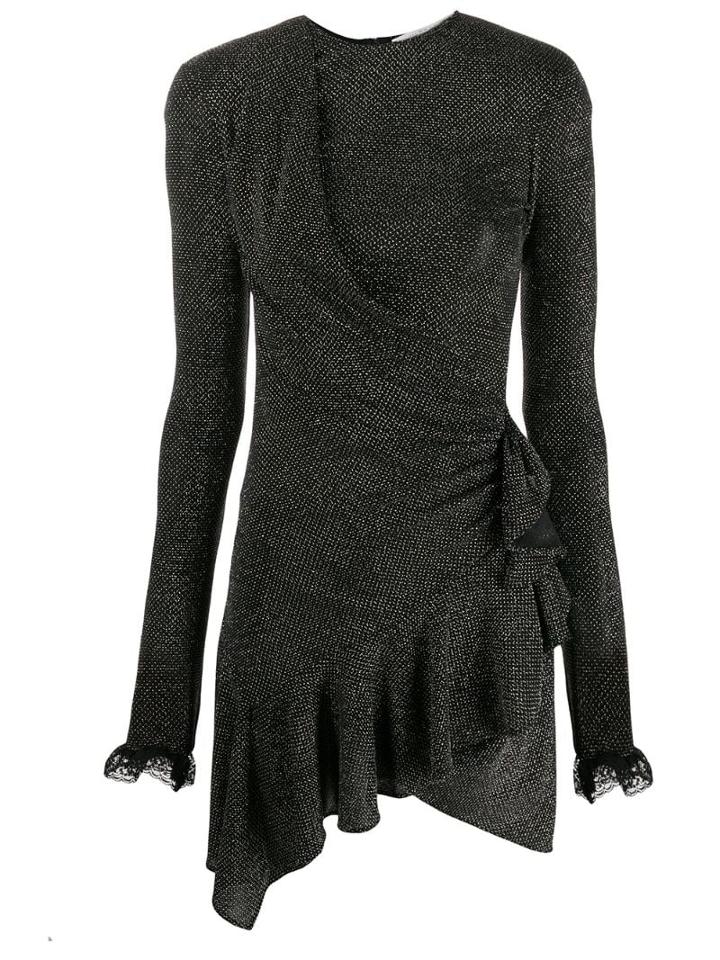 Philosophy Di Lorenzo Serafini Metallic Knot Detail Dress - Black