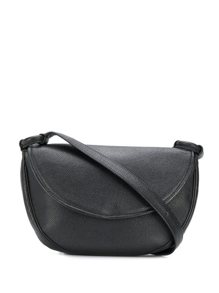 Yves Saint Laurent Pre-owned 1970's Flap Shoulder Bag - Black