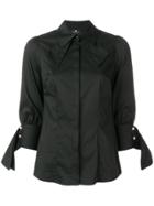 Elisabetta Franchi 3/4 Sleeve Shirt - Black