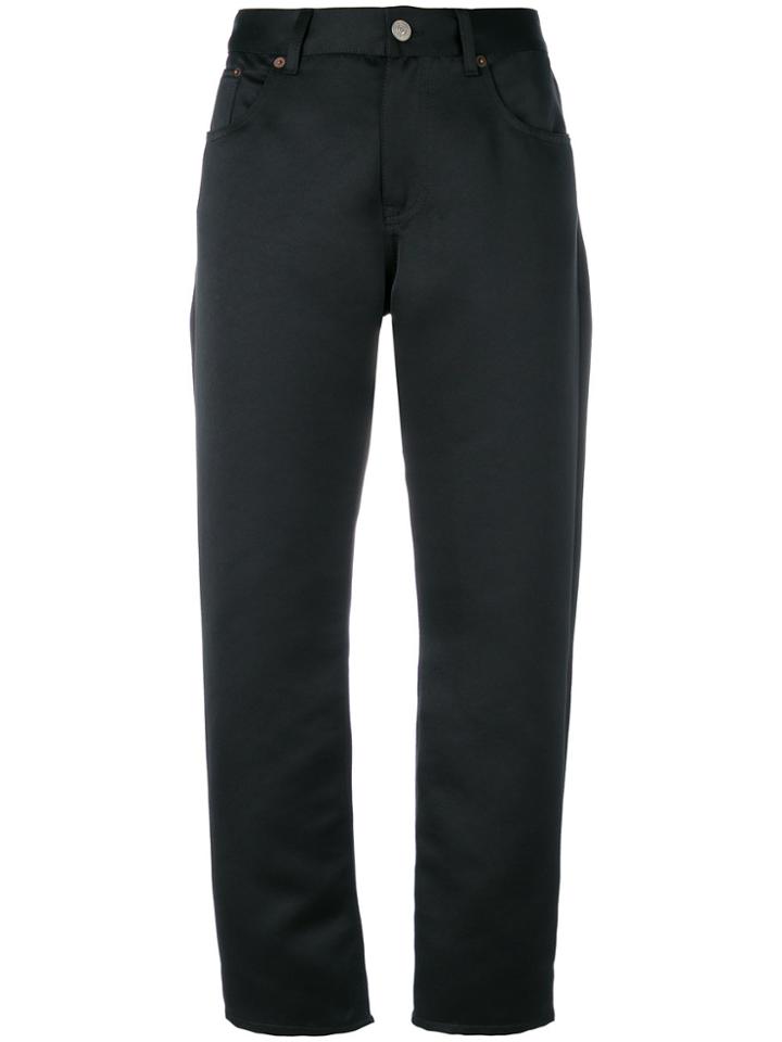 Mm6 Maison Margiela Slim-fit Trousers - Black
