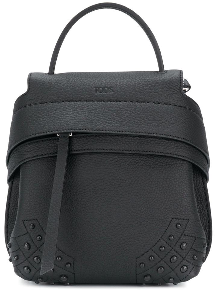 Tod's Wave Studded Rucksack - Black