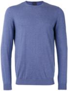 Laneus - Crew-neck Jumper - Men - Silk/cashmere - 54, Blue, Silk/cashmere