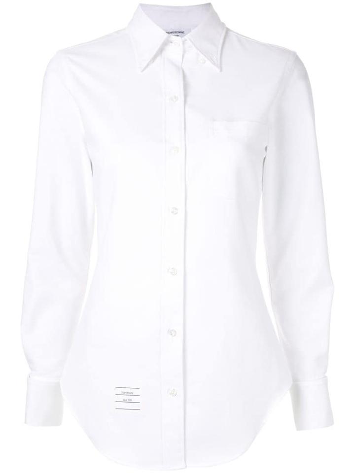 Thom Browne 4-bar Tag Shirt - White