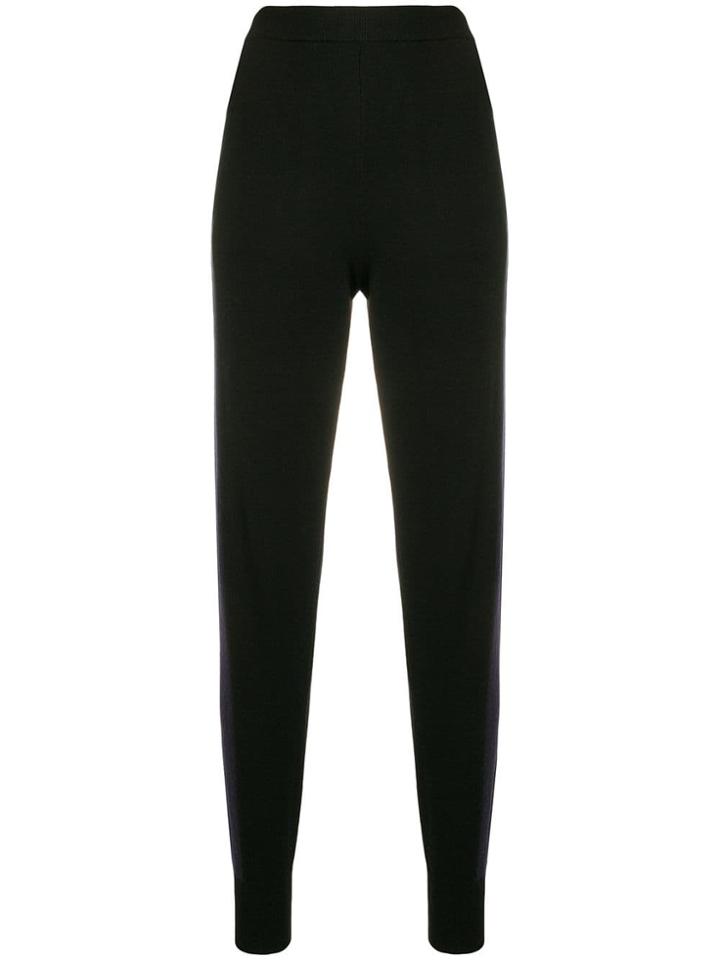Joseph Stripe Panel Track Pants - Black