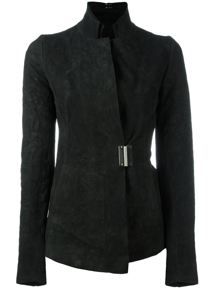 'infallible' Jacket - Women - Lamb Skin - 38, Black, Lamb Skin, Isaac Sellam Experience