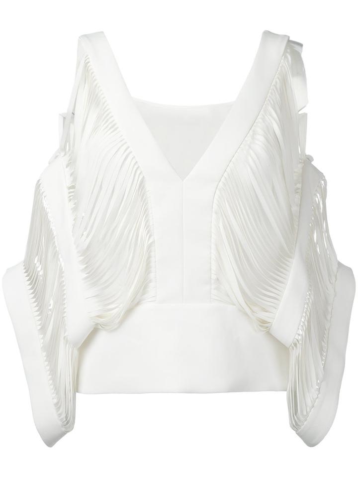 Tom Ford 'tops' Top, Women's, Size: 38, White, Silk/polyester