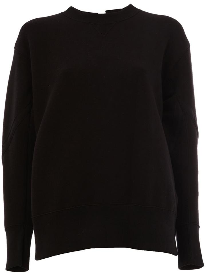 Sacai Lace-up Panelled Sweatshirt