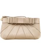Love Moschino Bow Clutch Bag, Grey, Synthetic Fibres