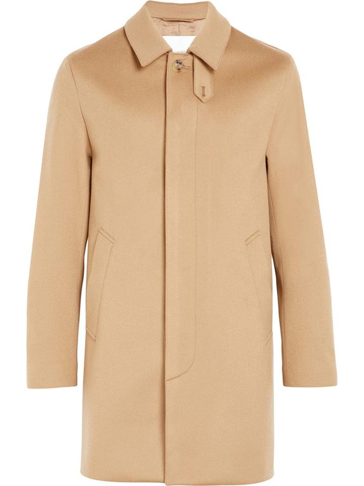 Mackintosh Beige Storm System Wool Short Coat Gm-002f - Neutrals