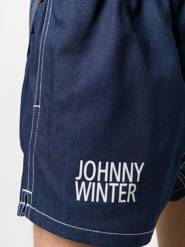 Acne Studios Retro Denim Shorts - Blue