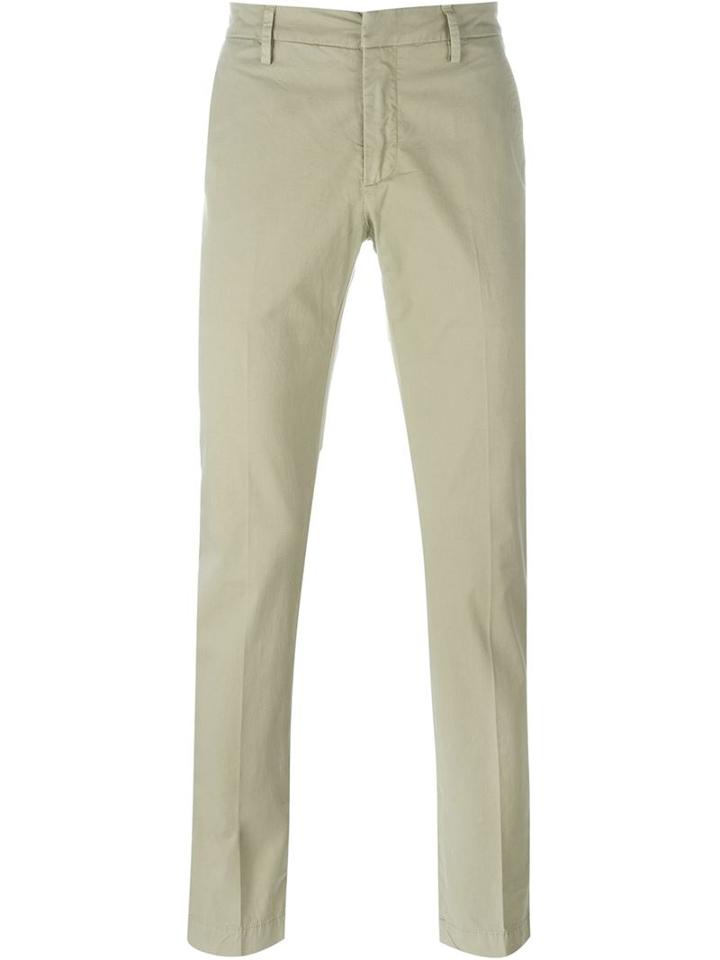 Dondup Slim Chino Trousers, Men's, Size: 31, Nude/neutrals, Cotton/spandex/elastane