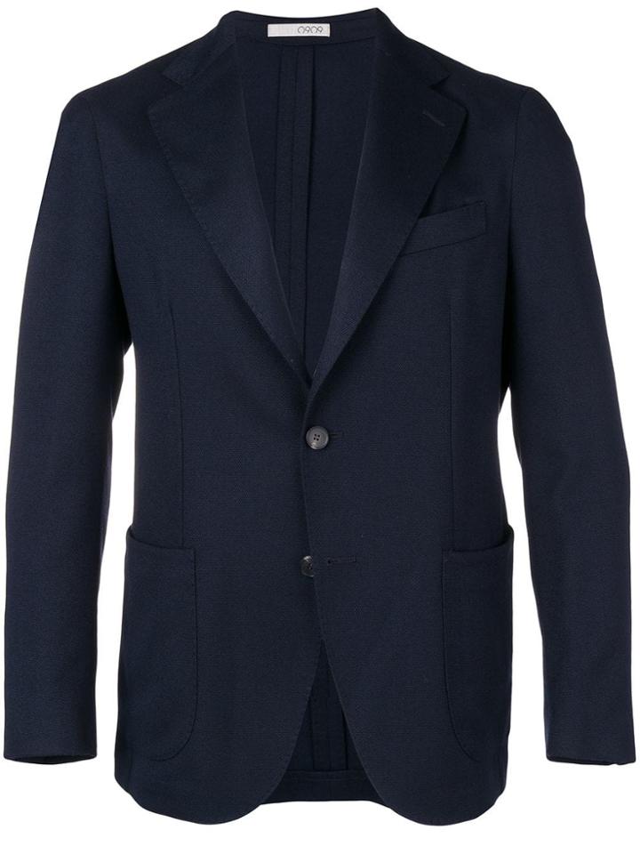 0909 Single-breasted Suit Jacket - Blue