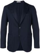 0909 Single-breasted Suit Jacket - Blue