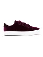 Blue Bird Shoes Amanda Velvet Sneakers - Red