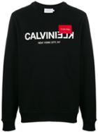 Calvin Klein Reverse Logo Sweatshirt - Black