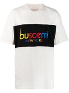 Buscemi Logo Printed T-shirt - White