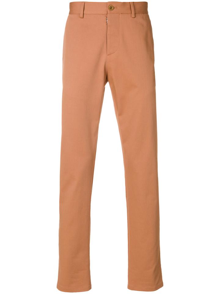 Maison Margiela Tailored Fitted Trousers - Yellow & Orange