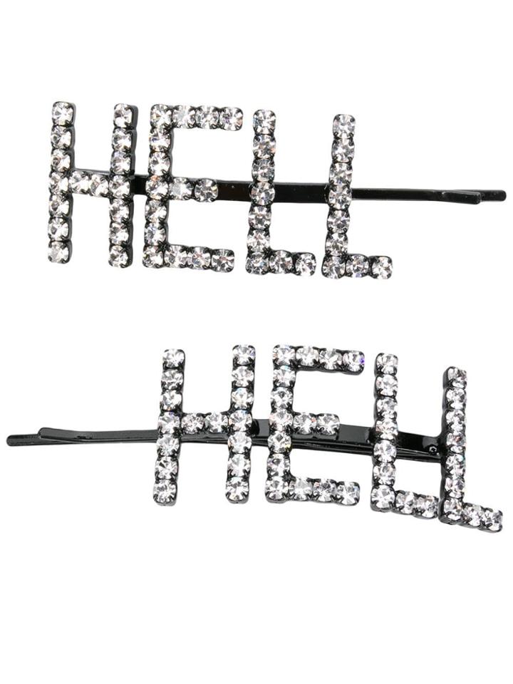 Ashley Williams Hell Hell Hair Pins - Black