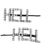 Ashley Williams Hell Hell Hair Pins - Black
