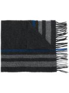 Woolrich Checked Scarf - Black