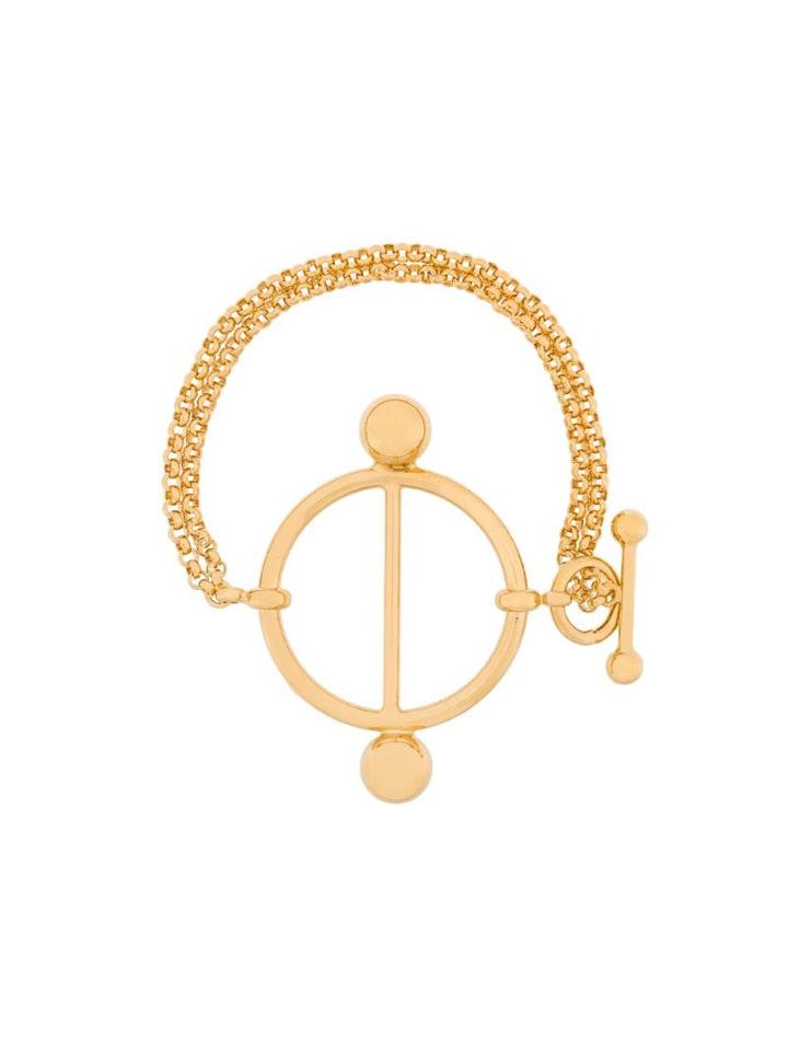 Jw Anderson Disc Bracelet - Gold