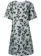 Marni Sistowbell Print Dress, Women's, Size: 44, Green, Silk/cotton