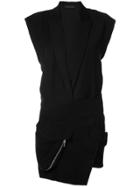 Alexandre Vauthier Tuxedo Mini Dress - Black