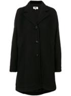Mm6 Maison Margiela - Oversized Coat - Women - Polyester/viscose/virgin Wool - 42, Black, Polyester/viscose/virgin Wool